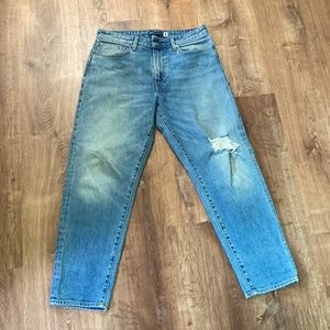 Levi’s made n crafted Selvedge denim taper jeans.